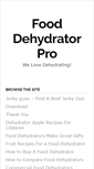 Mobile Screenshot of food-dehydrator-pro.com